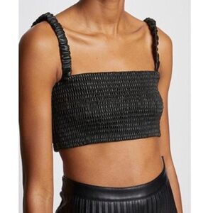 House of Harlow 1960 Women's Black Crop Top